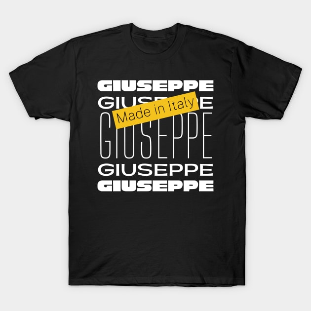 Giuseppe italian name T-Shirt by bumblethebee